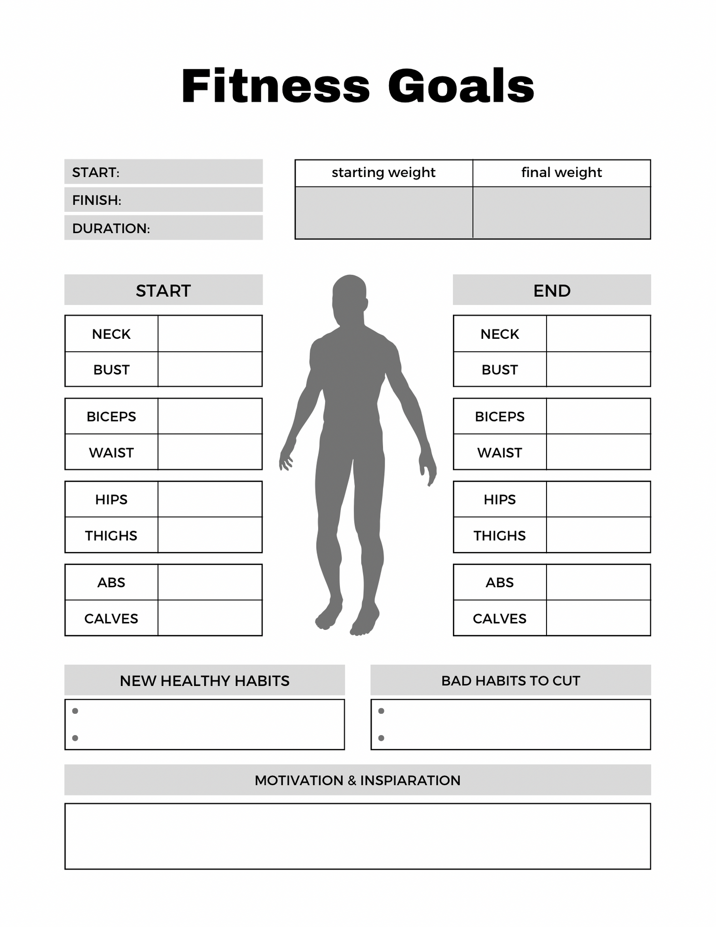 Weight Loss Planner