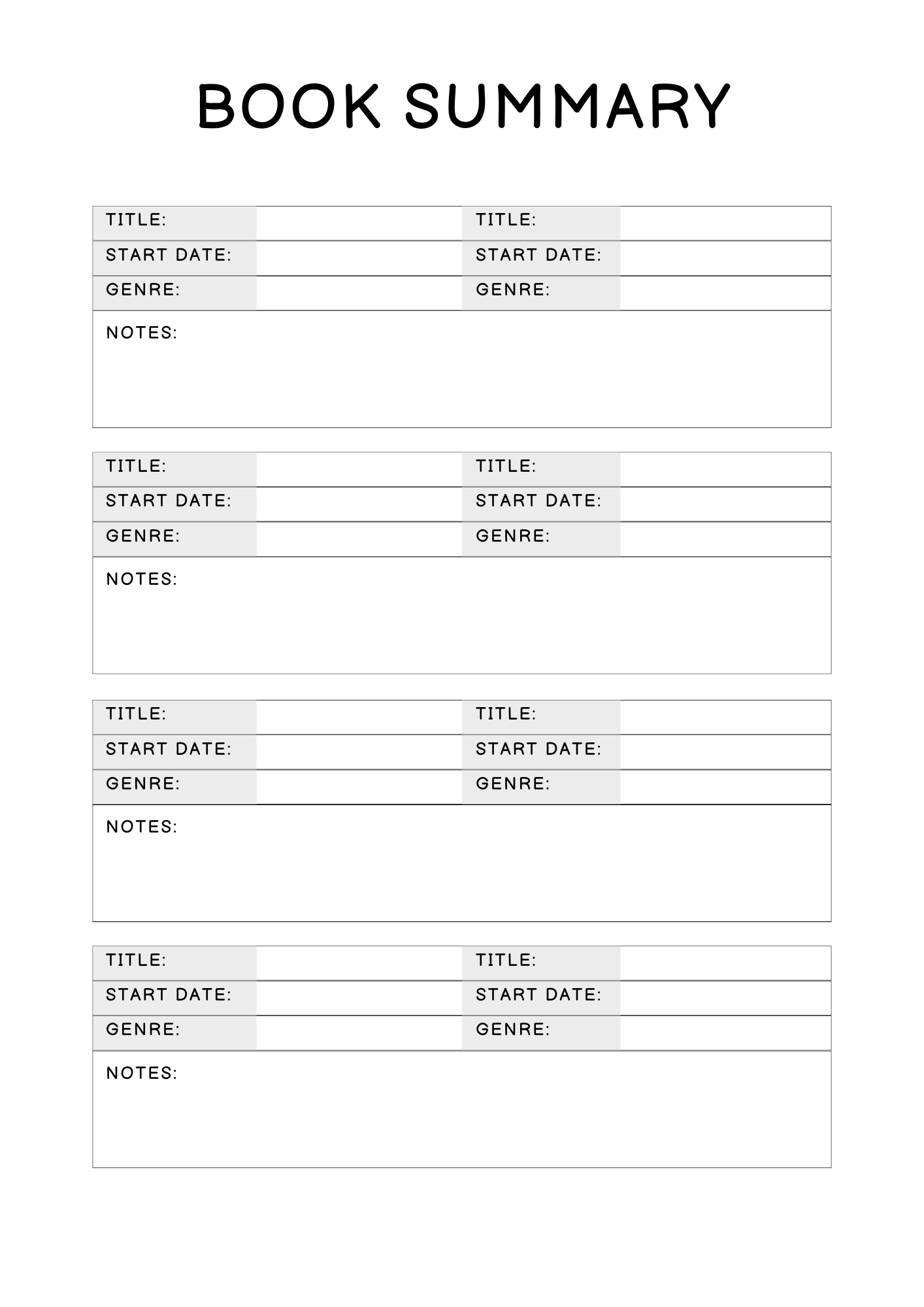 Reading Planner