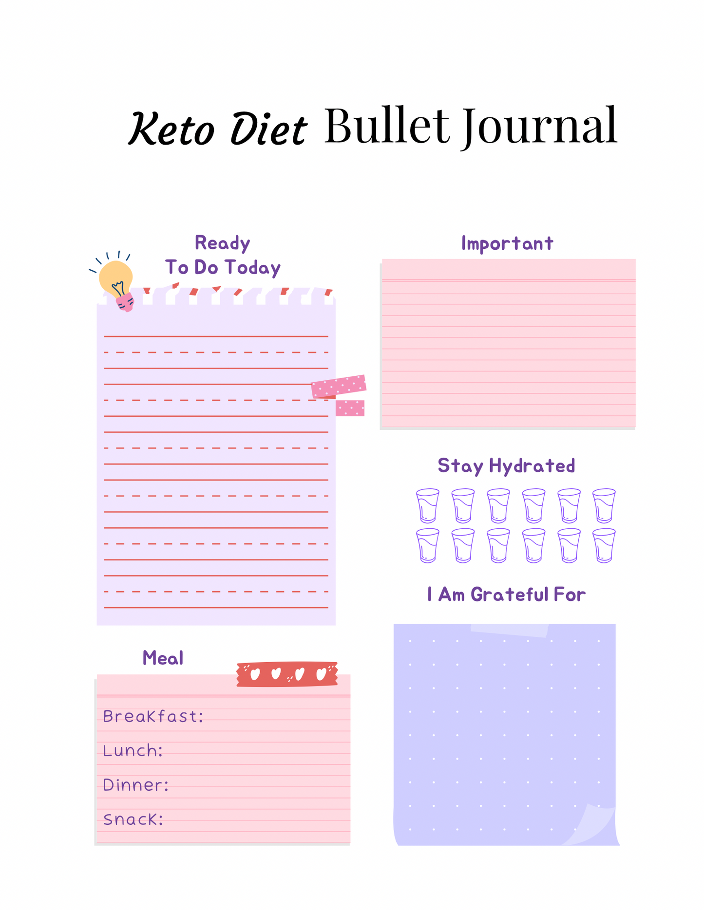 Keto Diet Planner