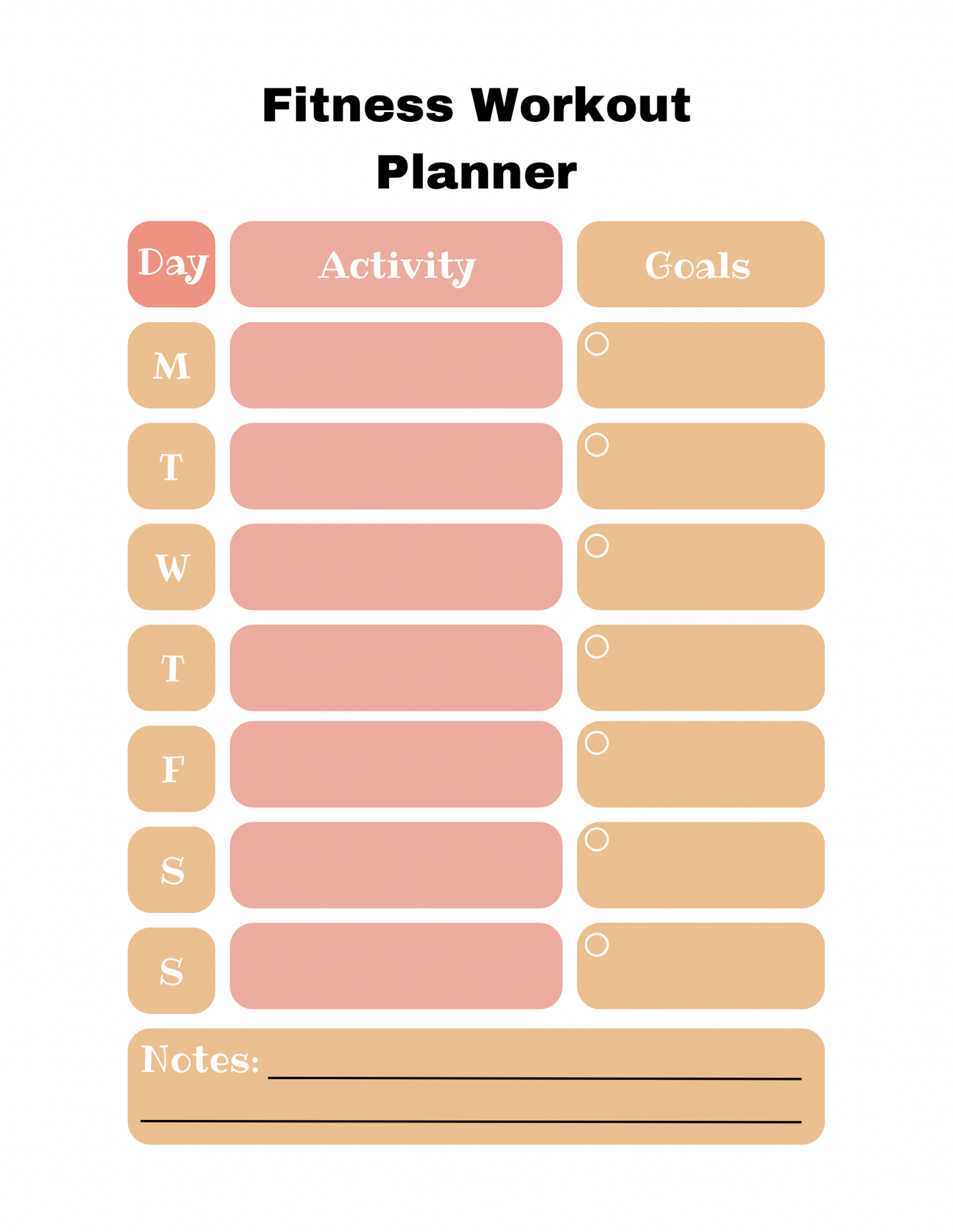 Weight Loss Planner