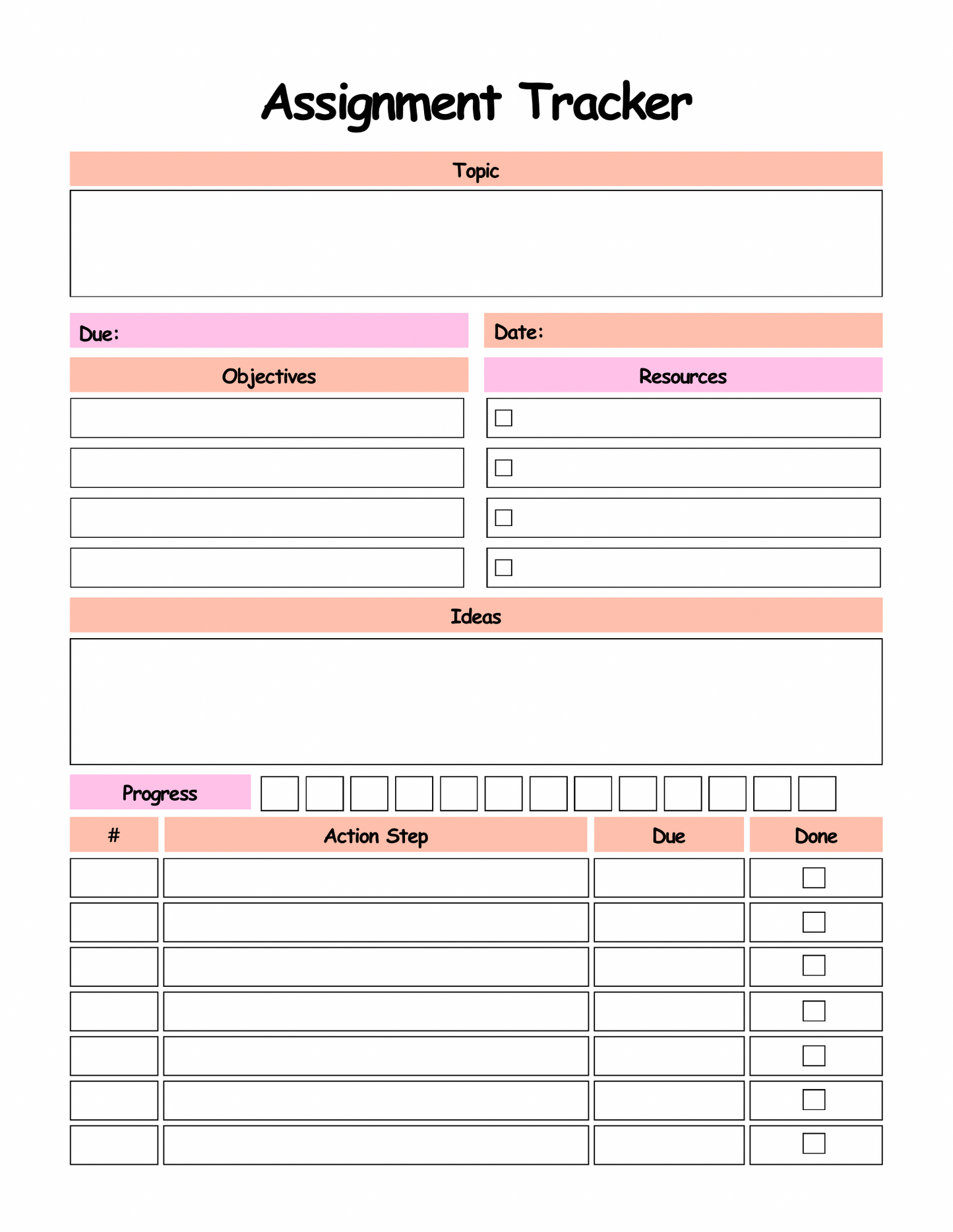 THE ADHD School Planner