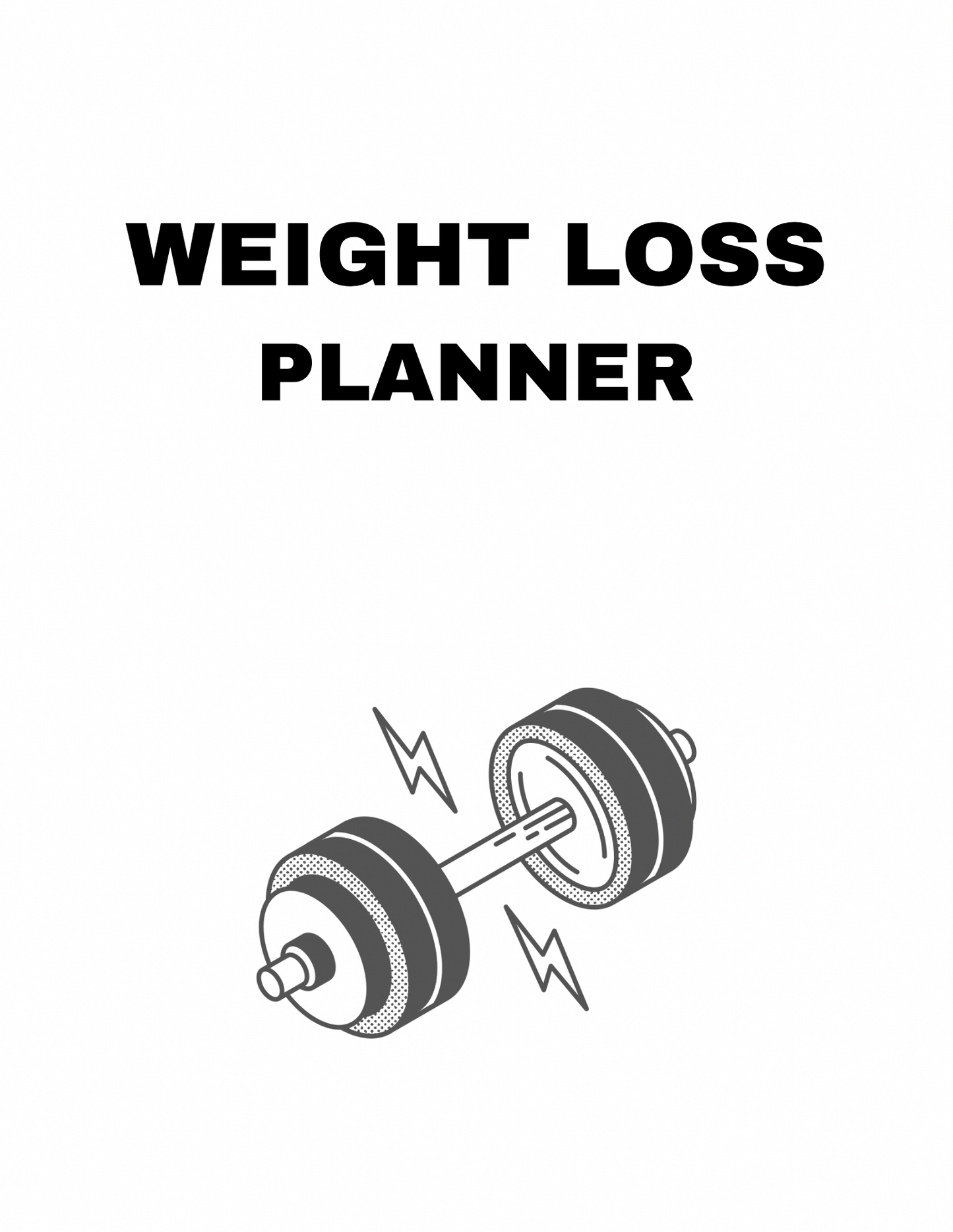 Weight Loss Planner