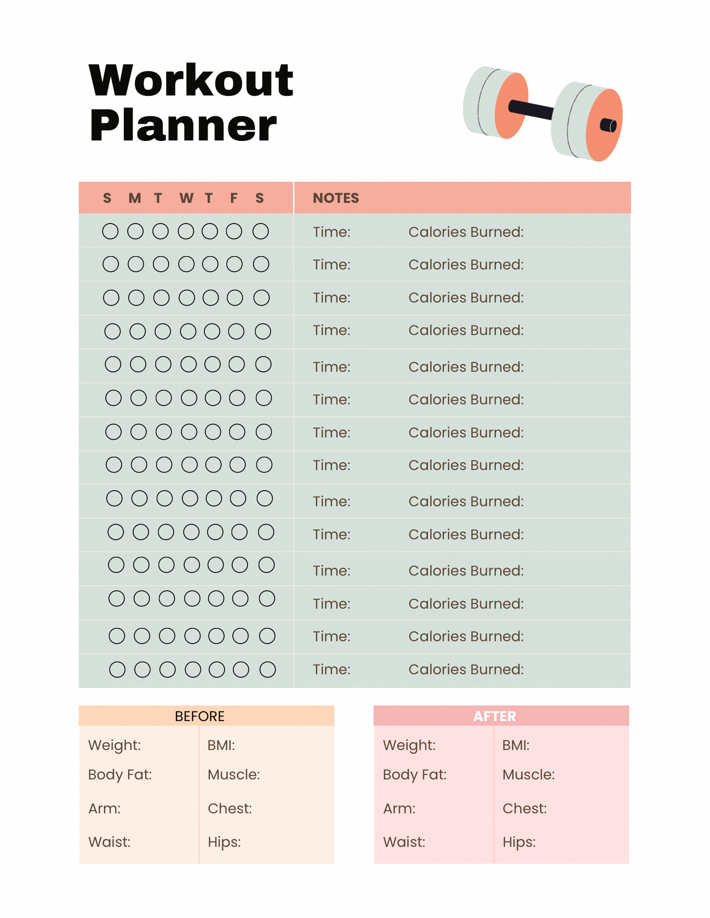 Weight Loss Planner