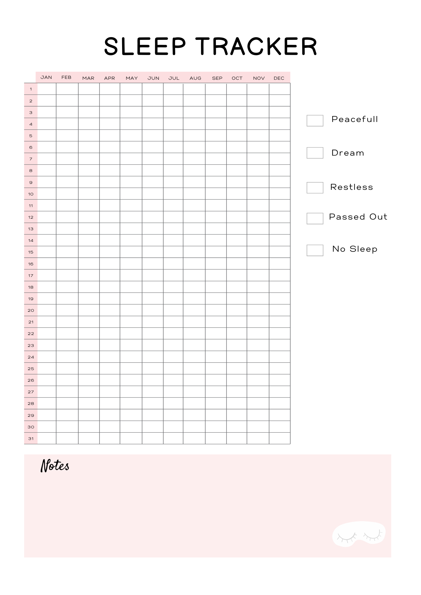 Self Care Planner