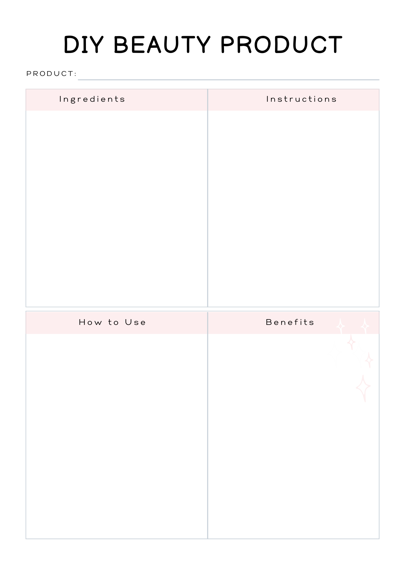 Self Care Planner