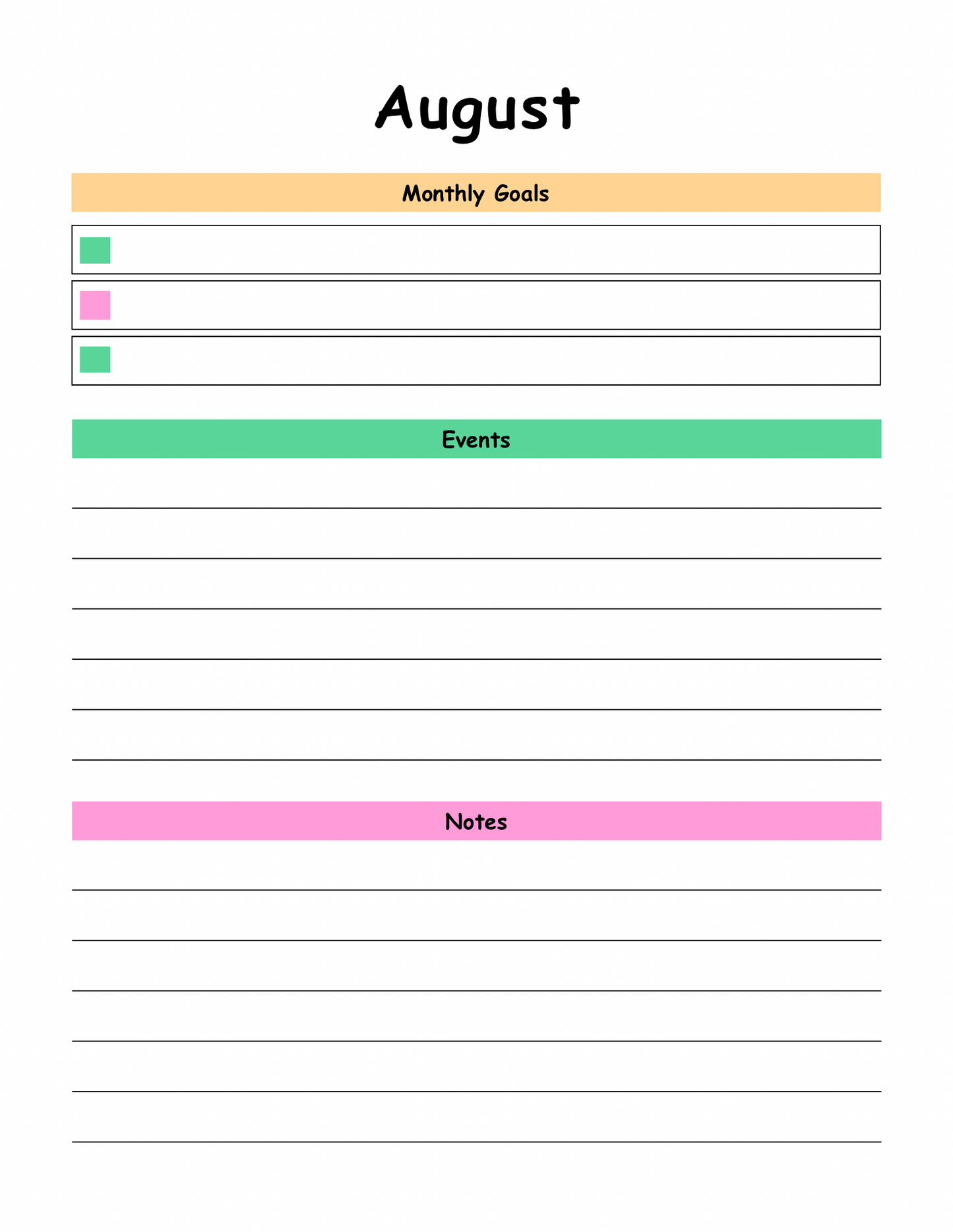 THE ADHD School Planner