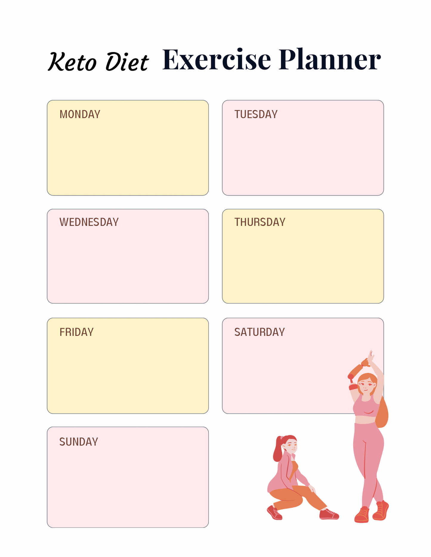 Keto Diet Planner