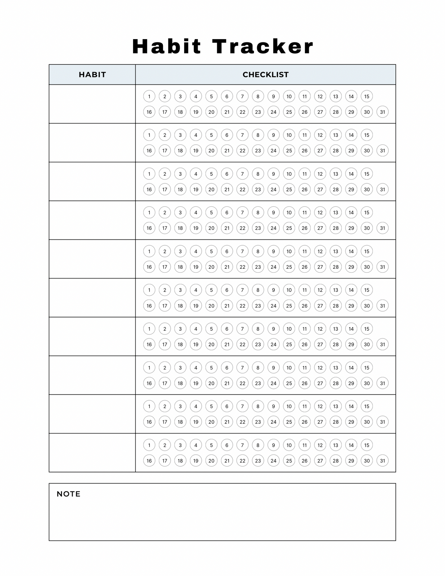 Weight Loss Planner