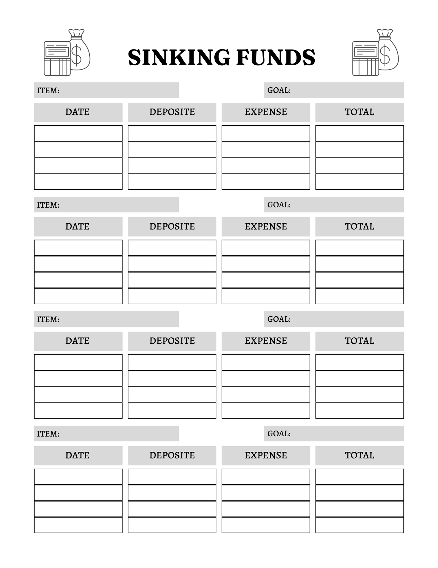 Budget Tracker Planner