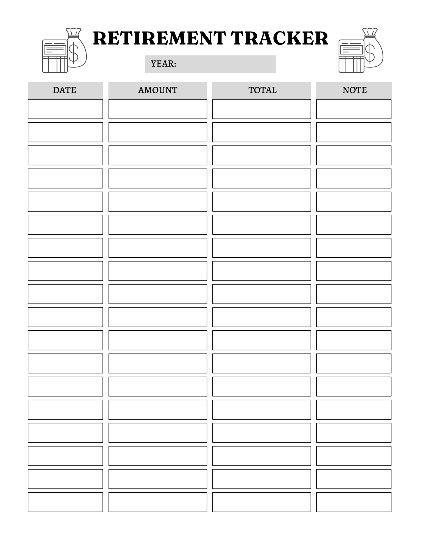 Budget Tracker Planner